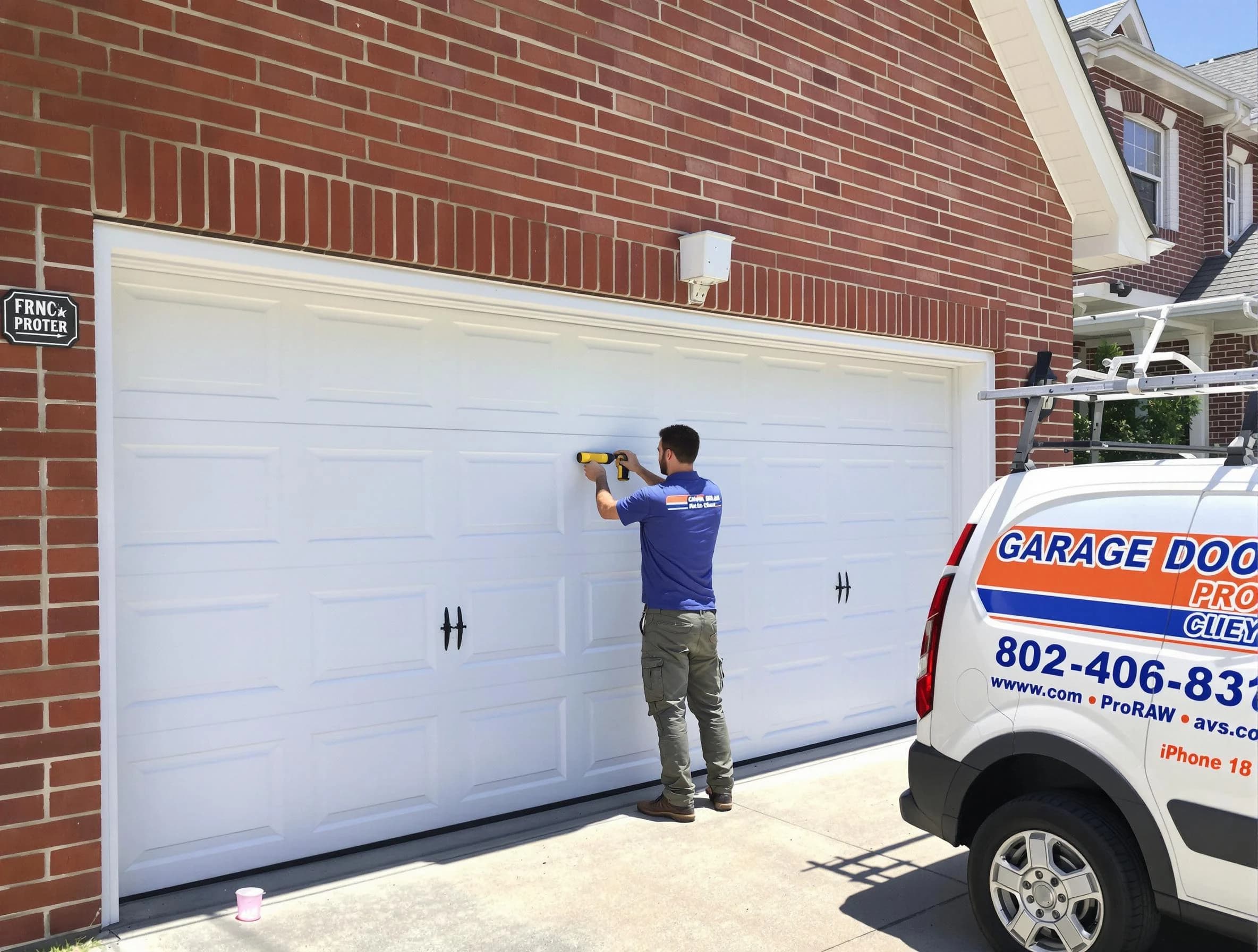 Local garage door repair service by Fayetteville Garage Door Repair in Fayetteville