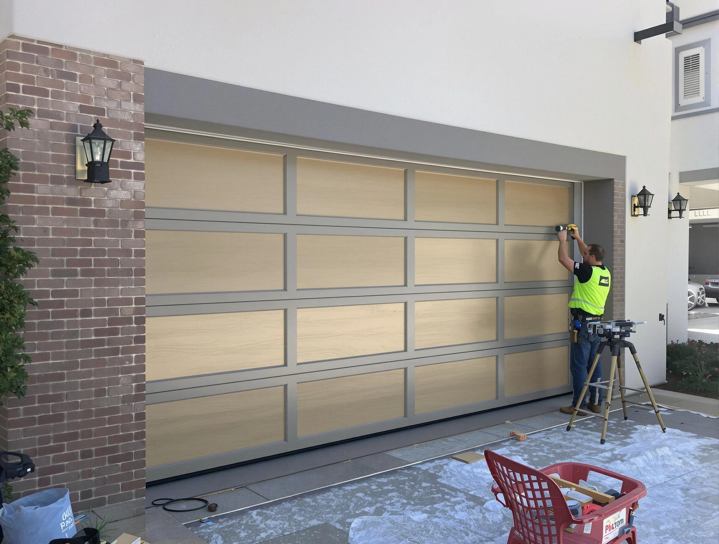 Garage door replacement service by Fayetteville Garage Door Repair in Fayetteville