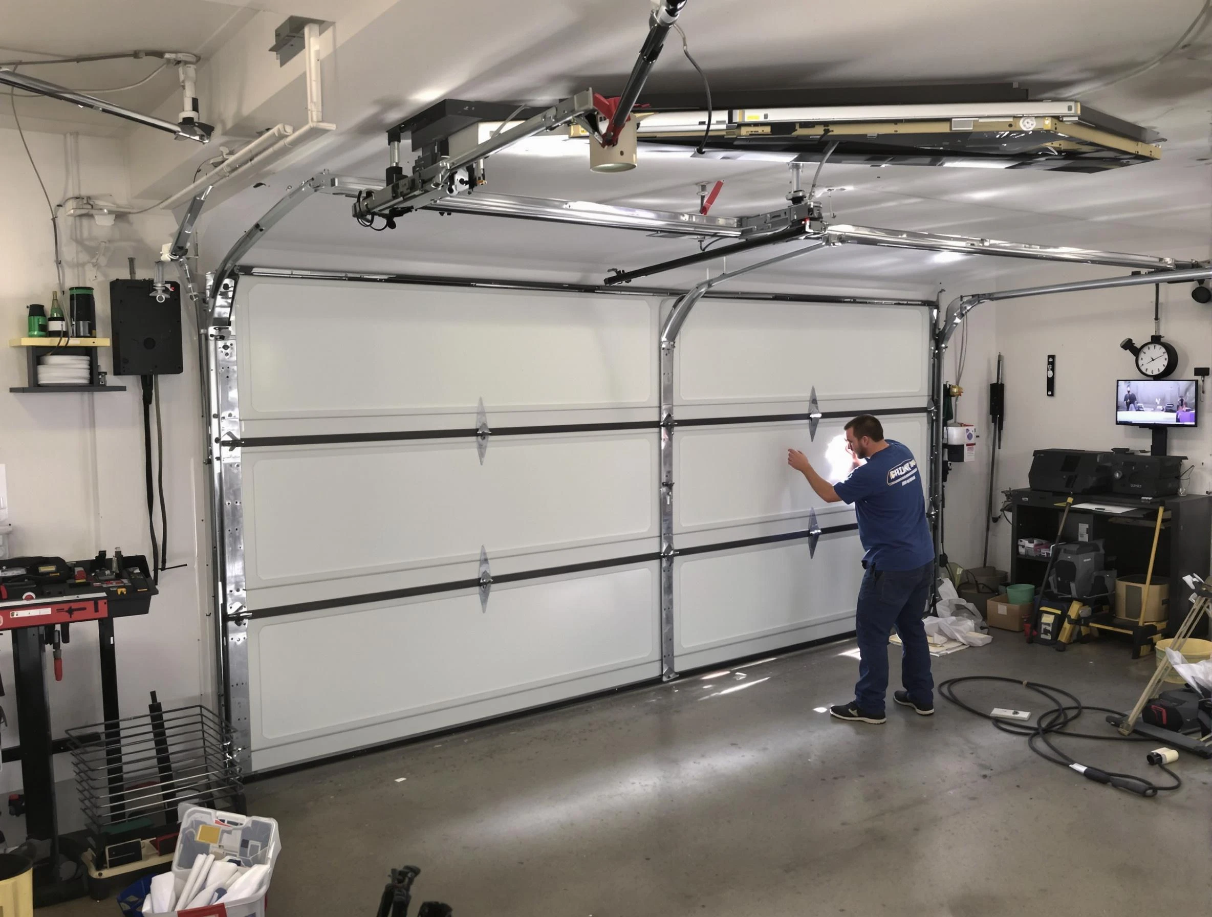 Professional garage door repair service by Fayetteville Garage Door Repair in Fayetteville