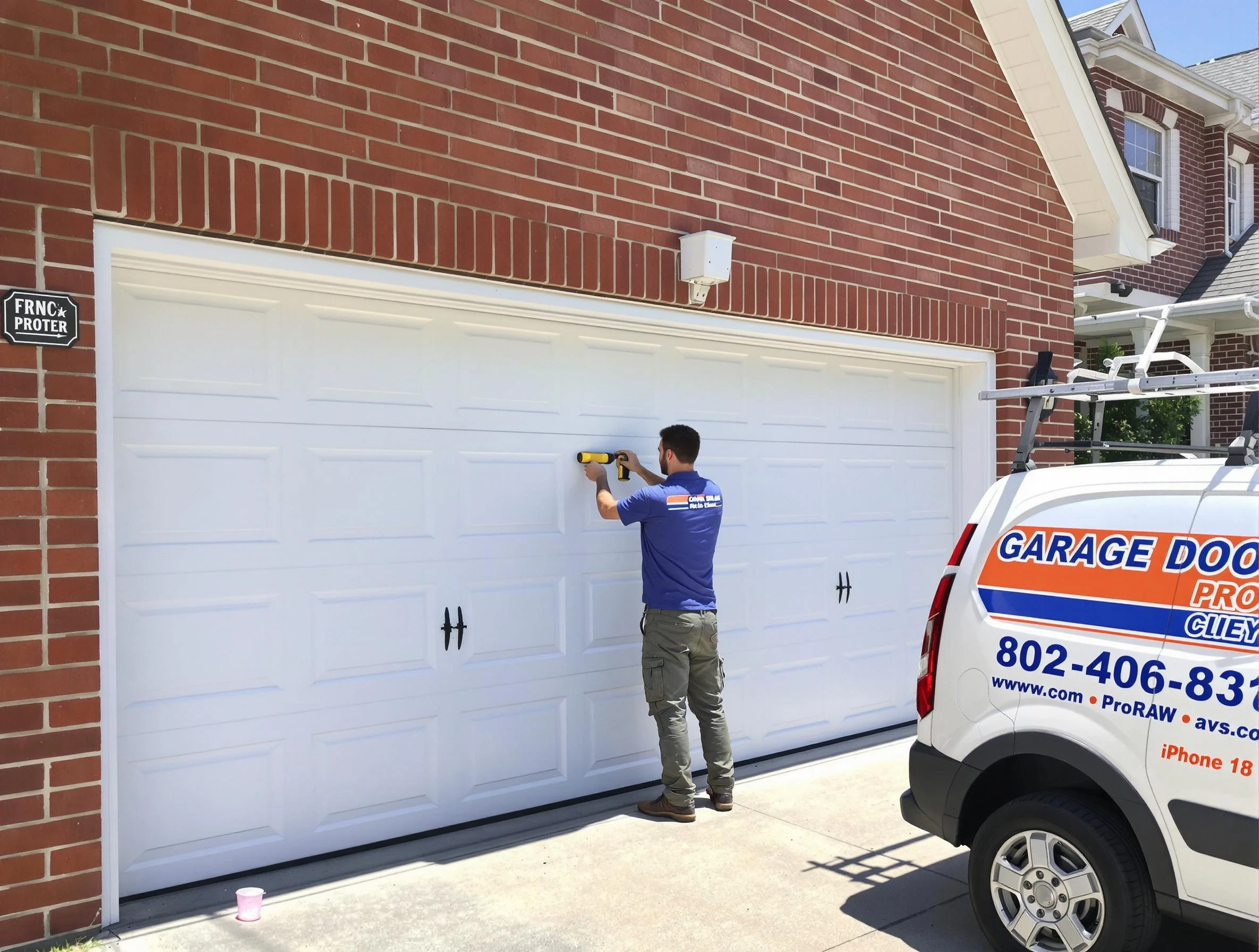 Local garage door repair service by Fayetteville Garage Door Repair in Fayetteville